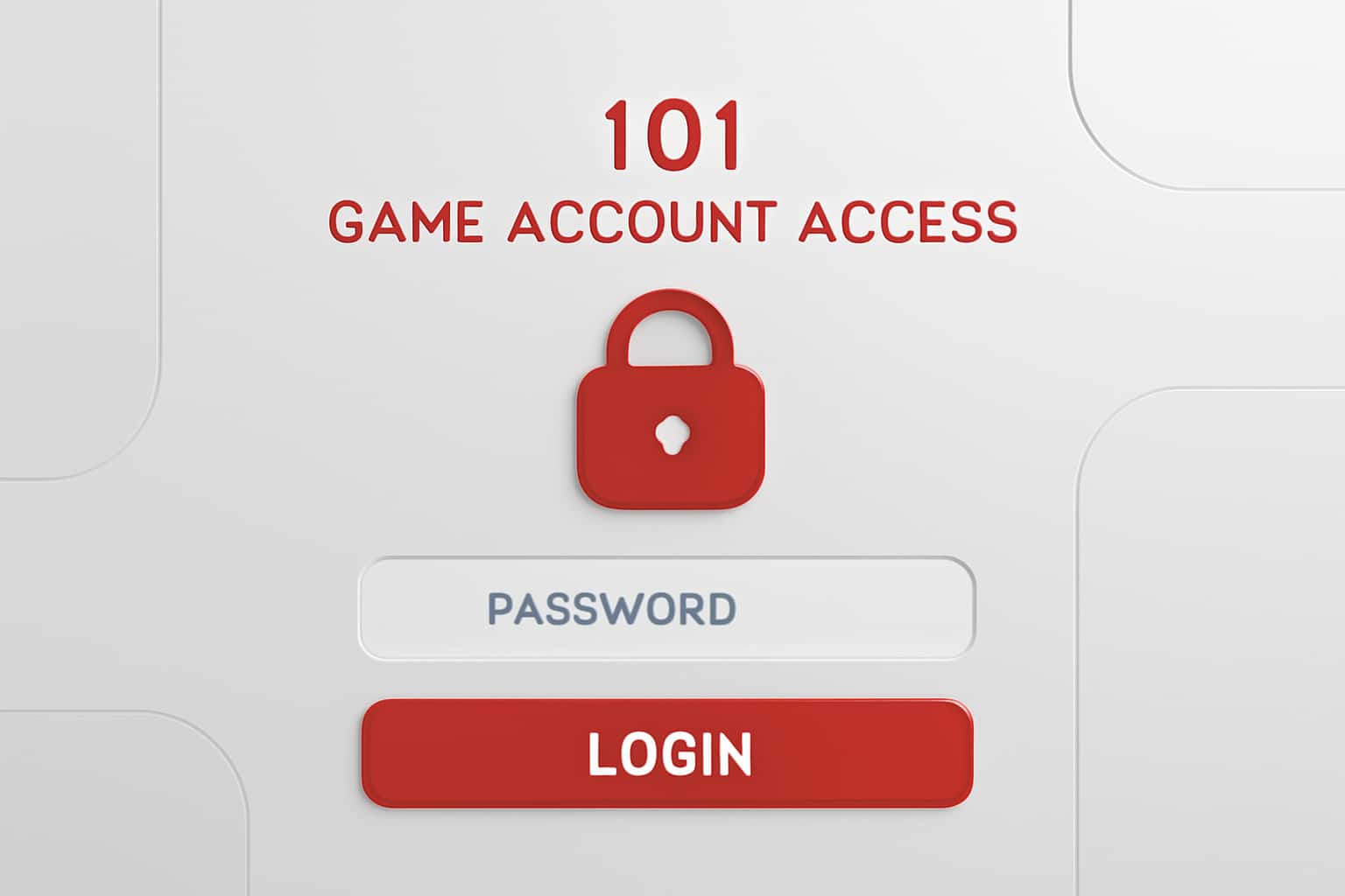 101 Game Account Access Interface