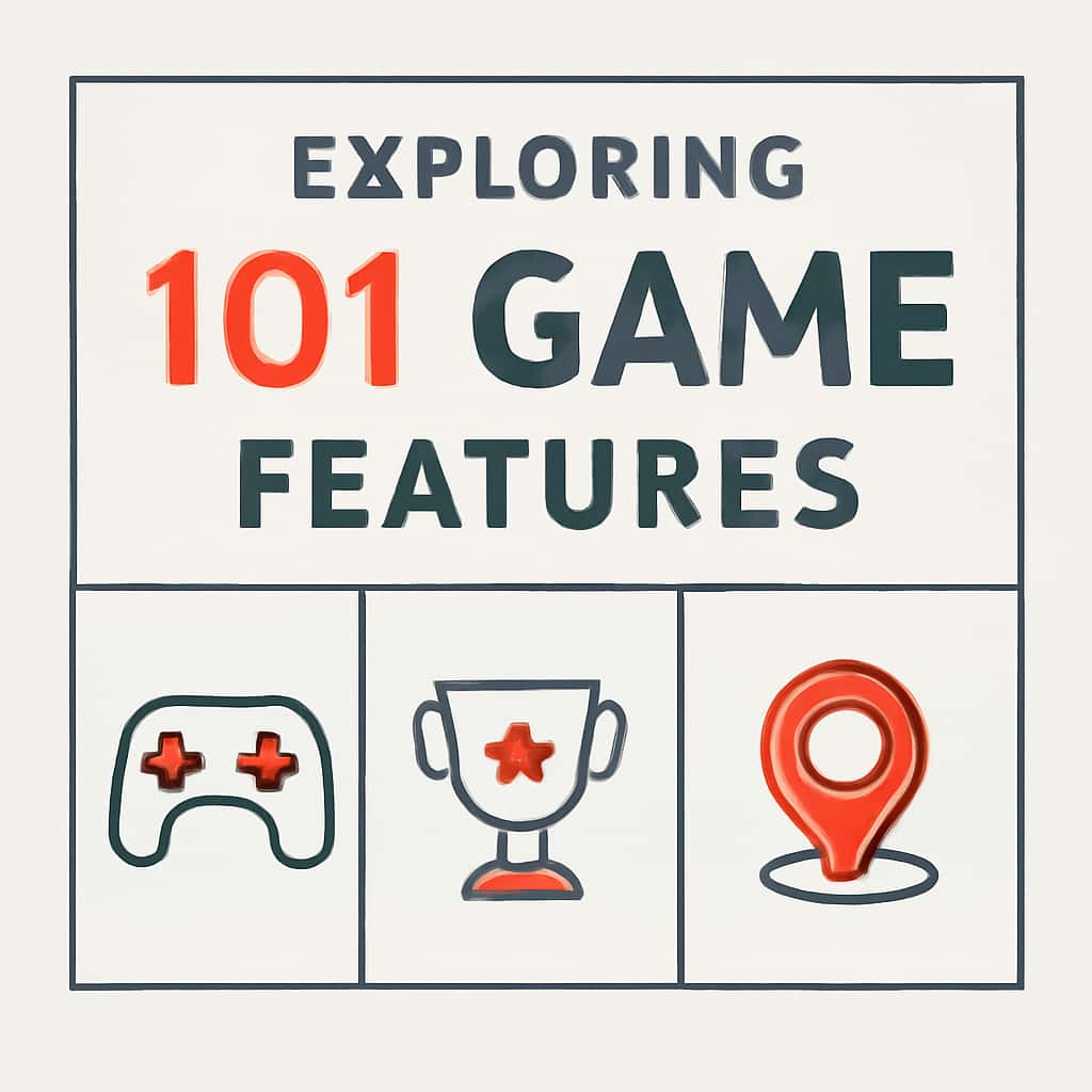 An educational diagram outlining the features of '101 Game'.