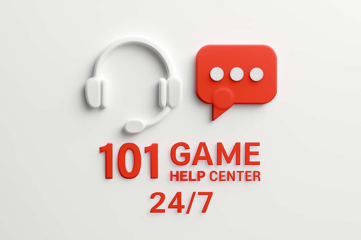 101 Game Help Center 24/7 Interface