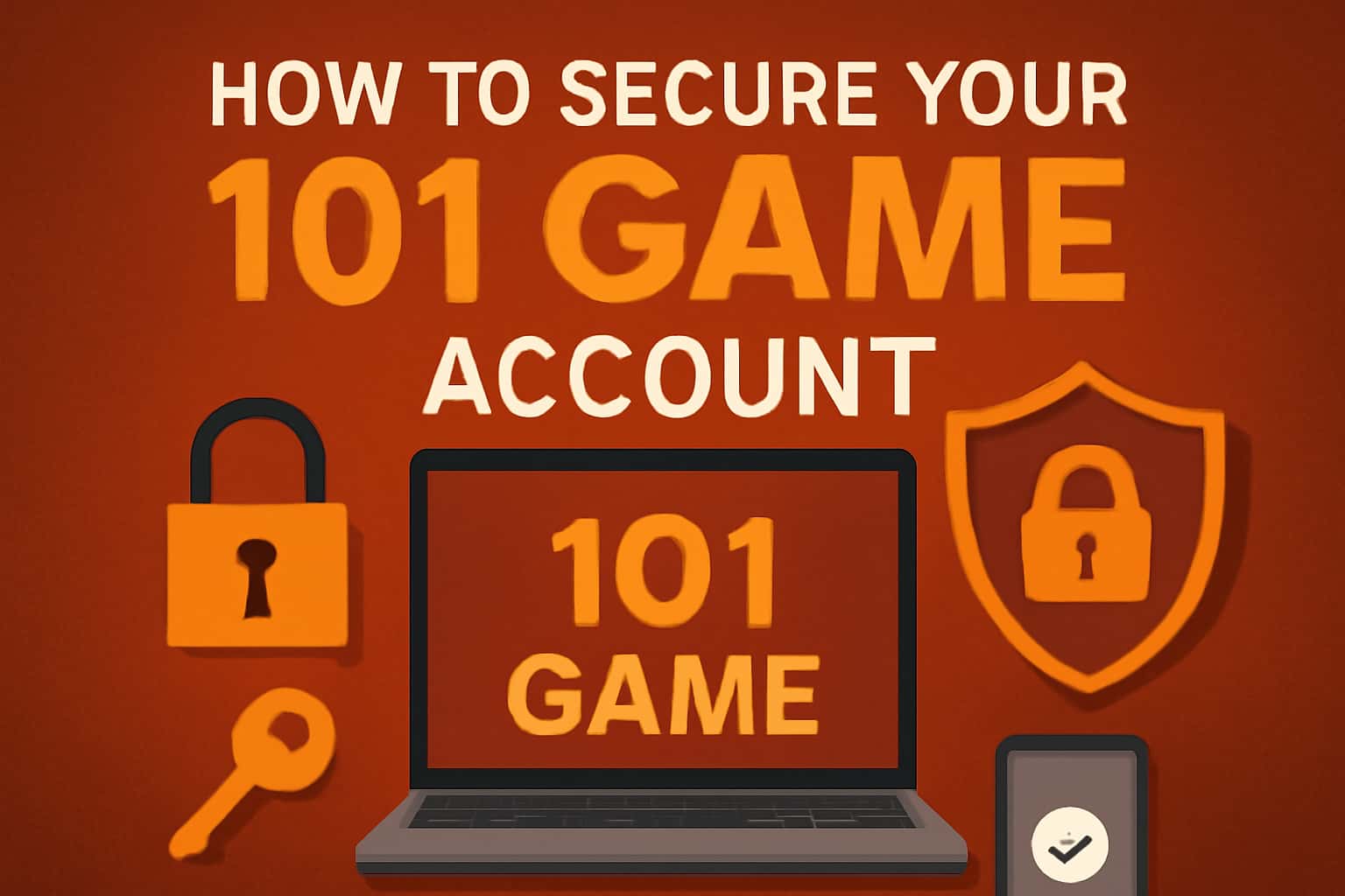 A secure digital environment showcasing account safety measures for 101 Game.