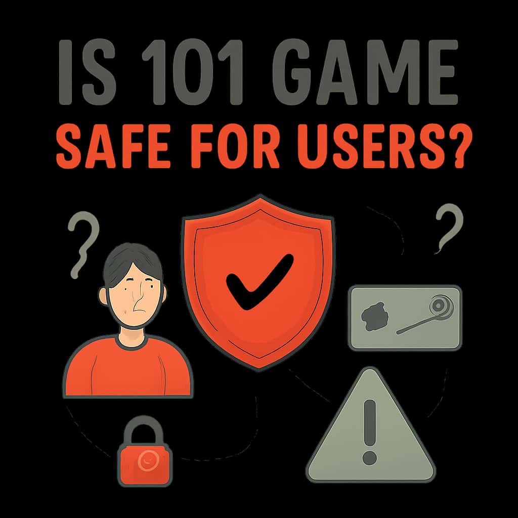 An educational diagram illustrating key safety features of 101 Game.