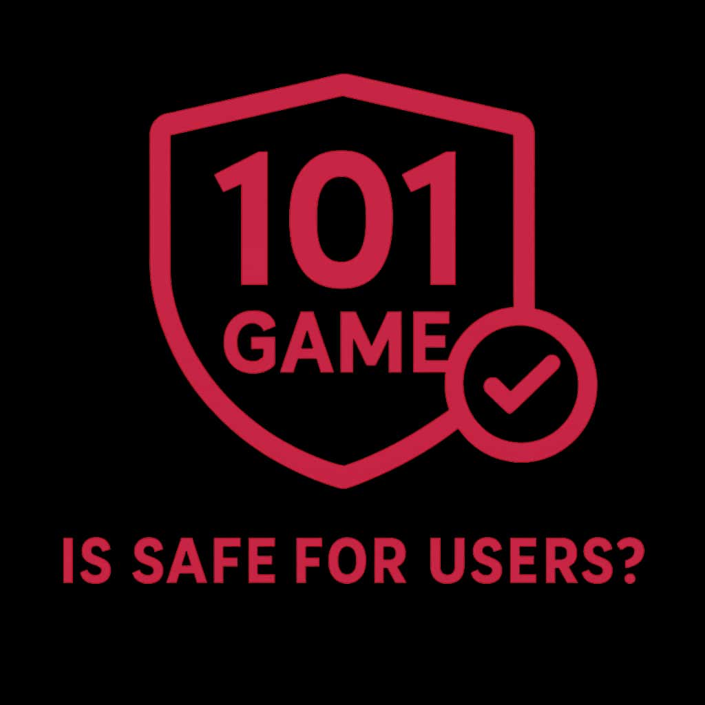 An icon representing the safety of 101 Game, showcasing the title prominently.